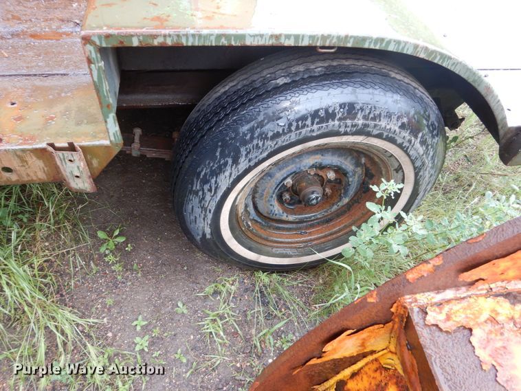image for item DH5553 1953 Powers utility trailer