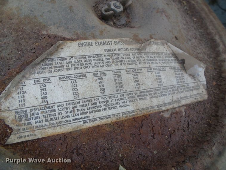 image for item DD0439 1968 Chevrolet 50  grain truck