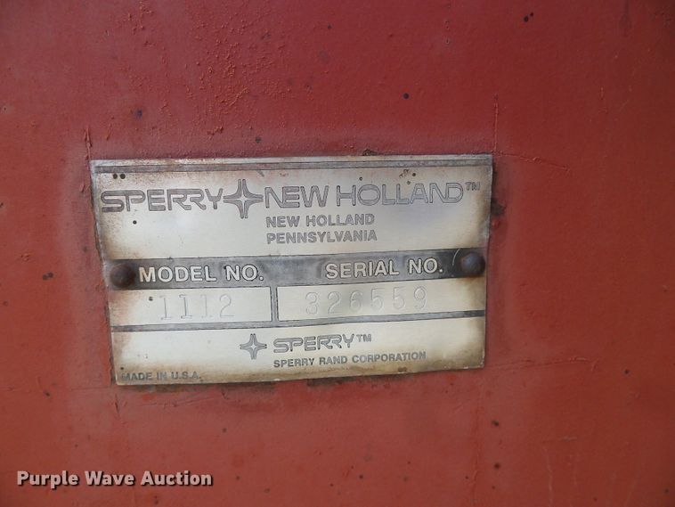 image for item DD0452 New Holland 1112  windrower