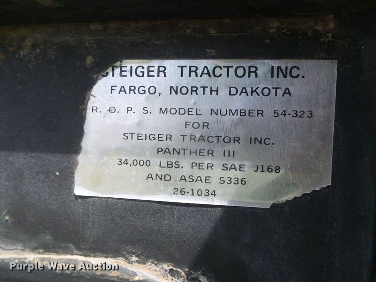 image for item DD0453 1976 Steiger Panther III ST310  4WD tractor