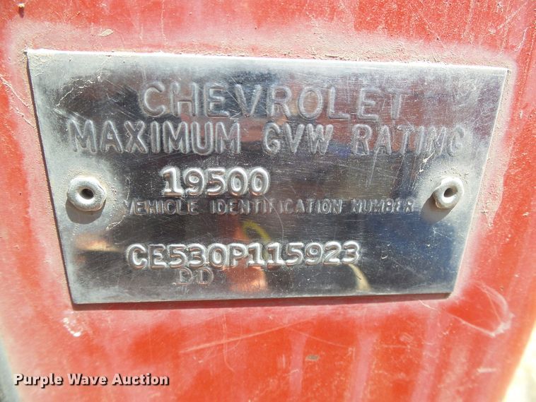 image for item DD0469 1970 Chevrolet C50  grain truck