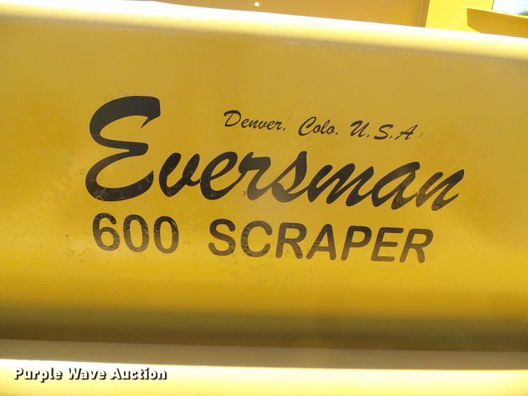 image for item DD0487 Eversman 600 scraper