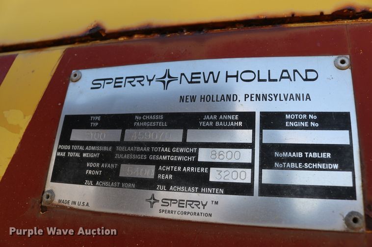 image for item DD5394 1981 New Holland 2100 forage harvester