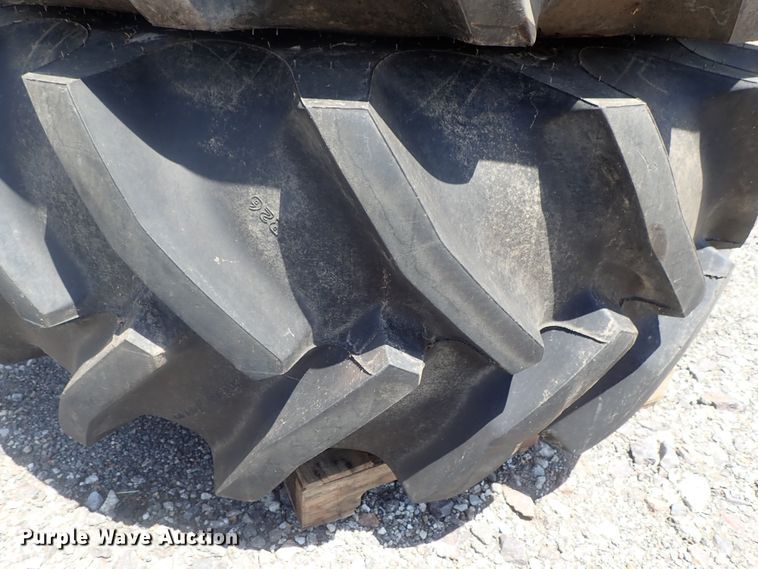 image for item DG2310 (2) Goodyear Optitrac DT820 R1W 620/75R26 tires and wheels