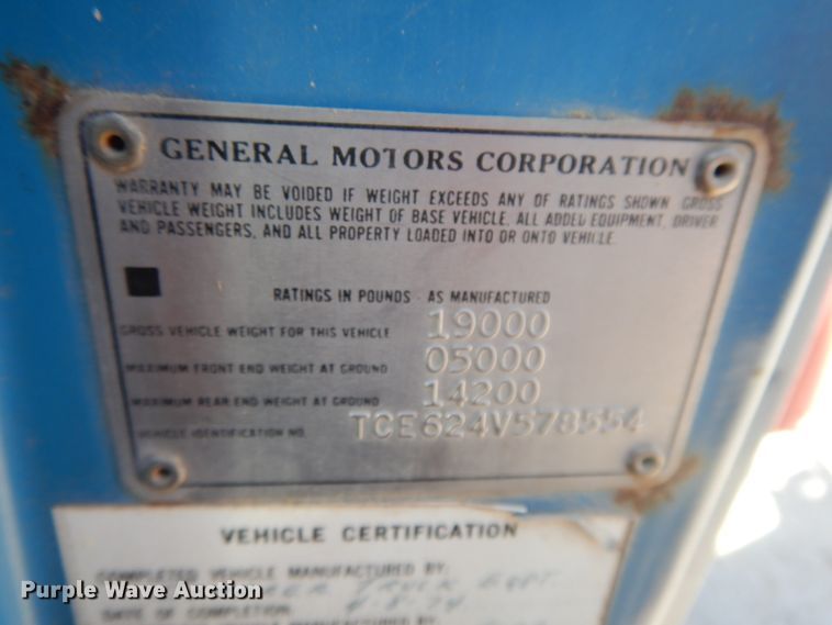 image for item DG7874 1974 GMC 6000  grain truck