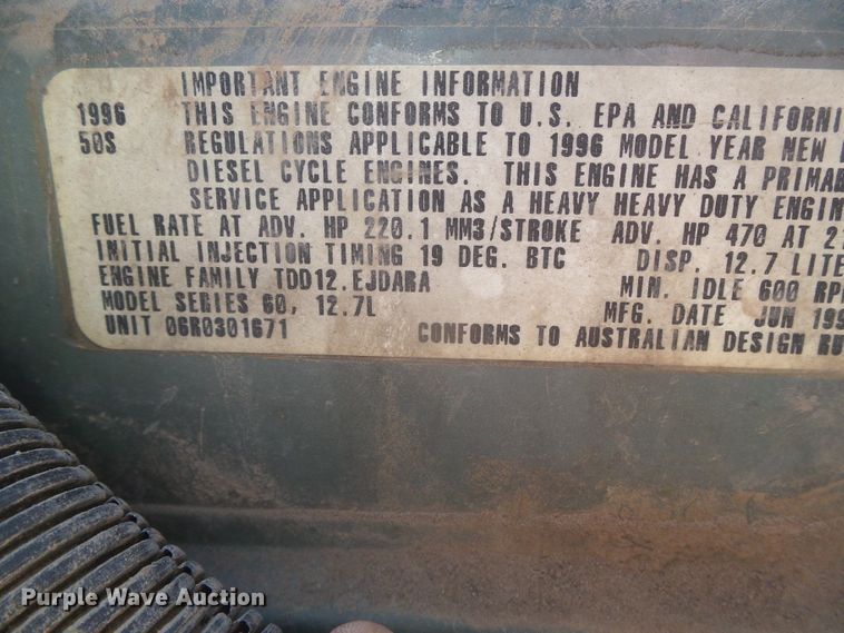 image for item DH4976 1997 Freightliner FLD  semi truck