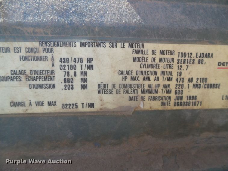 image for item DH4976 1997 Freightliner FLD  semi truck