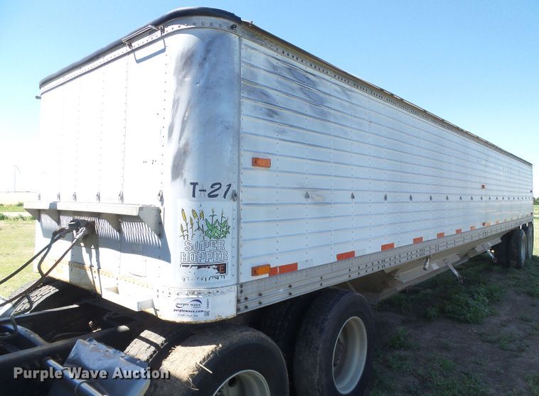 image for item DH4977 1982 Timpte Super Hopper double hopper bottom grain trailer