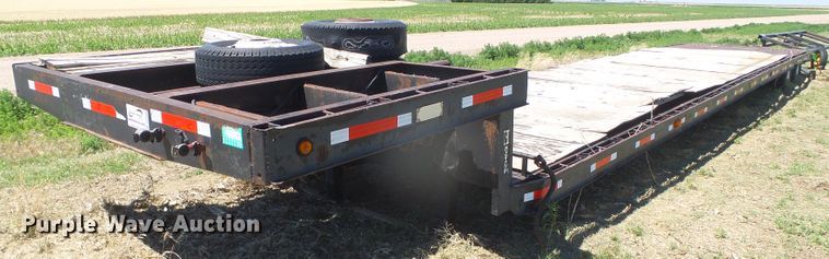 image for item DH4989 1988 MO Trailers drop deck trailer