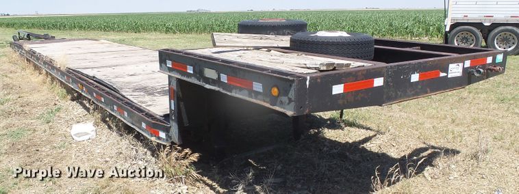 image for item DH4989 1988 MO Trailers drop deck trailer