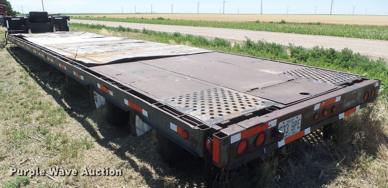 image for item DH4989 1988 MO Trailers drop deck trailer