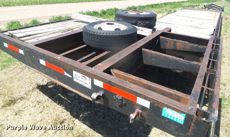 image for item DH4989 1988 MO Trailers drop deck trailer