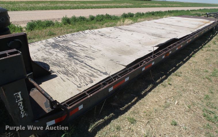 image for item DH4989 1988 MO Trailers drop deck trailer