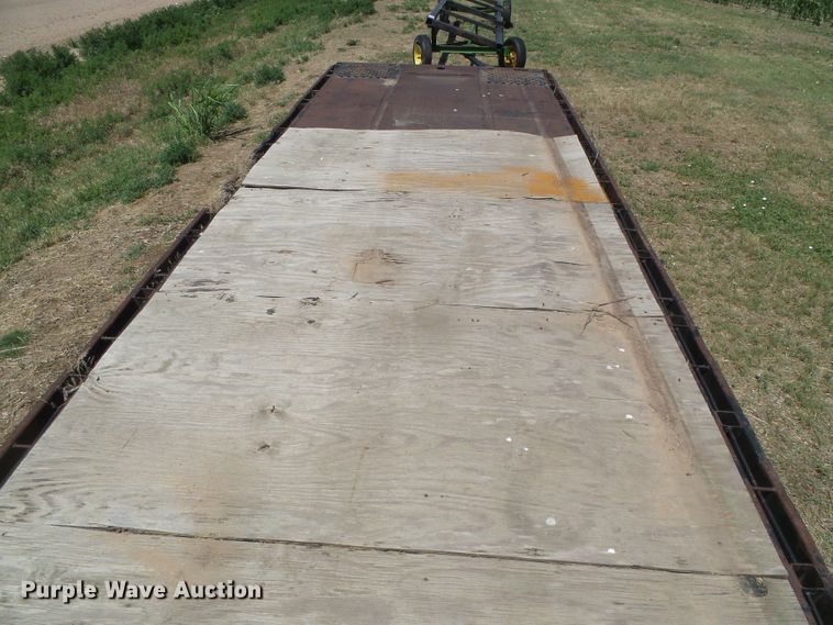 image for item DH4989 1988 MO Trailers drop deck trailer