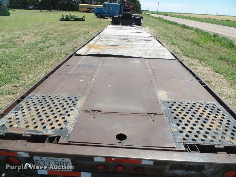 image for item DH4989 1988 MO Trailers drop deck trailer