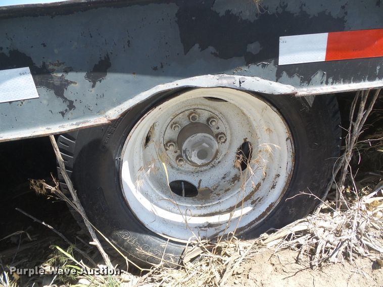 image for item DH4989 1988 MO Trailers drop deck trailer