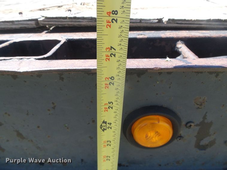 image for item DH4989 1988 MO Trailers drop deck trailer