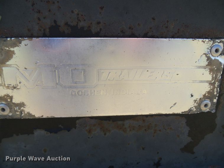 image for item DH4989 1988 MO Trailers drop deck trailer