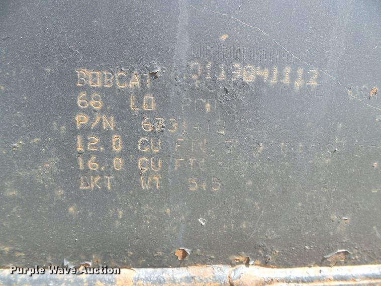 image for item EL9168 Bobcat 6731418 low profile bucket