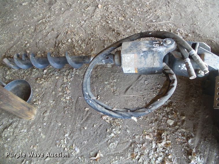 image for item EL9172 2014 Bobcat 15C skid steer post hole auger