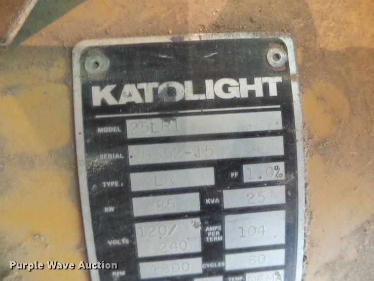 image for item EL9174 Katolight 25LR1 PTO generator