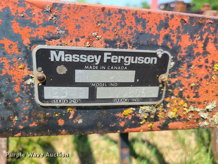 image for item EL9841 Massey-Ferguson MF129 cultivator
