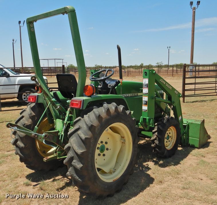 image for item GN9952 2002 John Deere 790  MFWD tractor