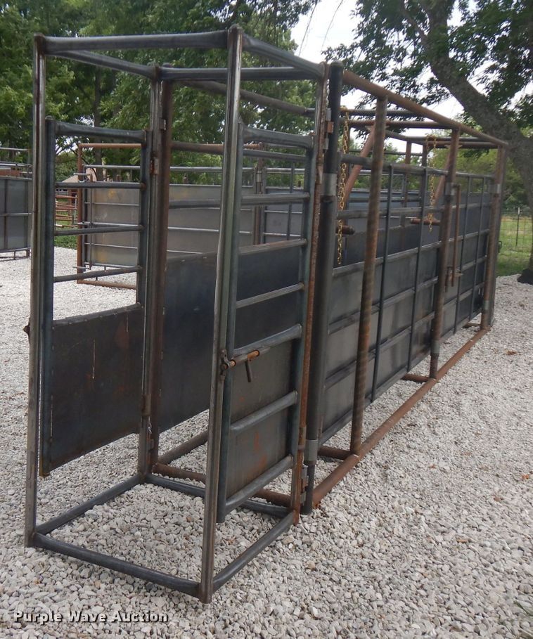 Livestock alley with tub in Bolivar, MO Item HG9085 sold Purple Wave