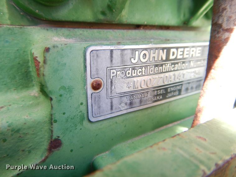 image for item HM9159 John Deere 770  tractor
