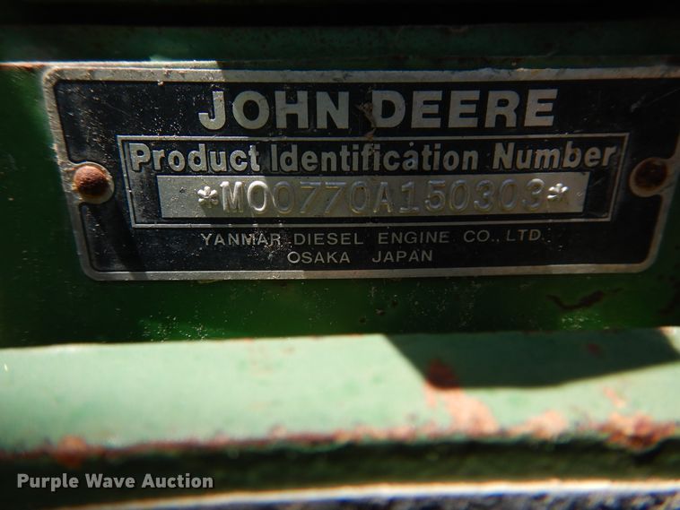 image for item HM9168 John Deere 770  tractor