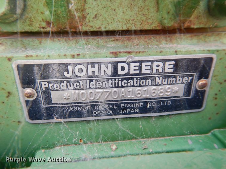 image for item HM9169 John Deere 770  tractor