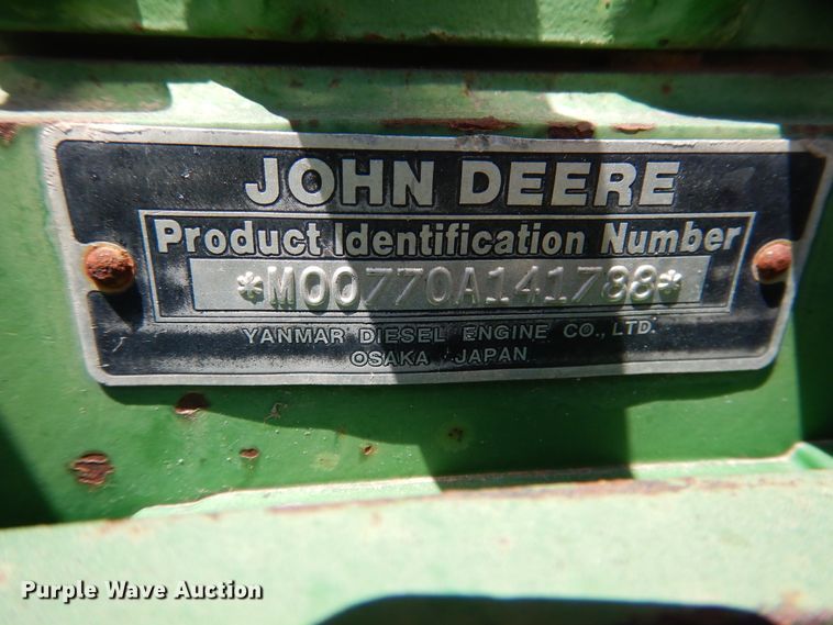 image for item HM9170 John Deere 770  tractor