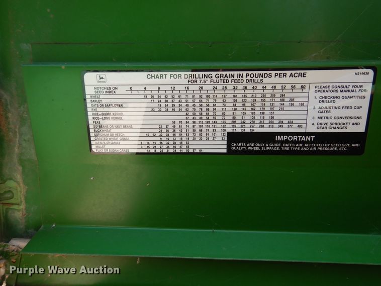 image for item HM9195 John Deere 750 grain drill