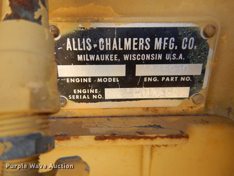 image for item HM9209 Allis Chalmers GBBI  generator