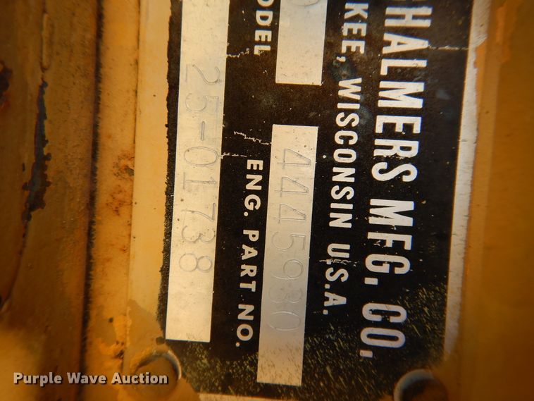 image for item HM9209 Allis Chalmers GBBI  generator