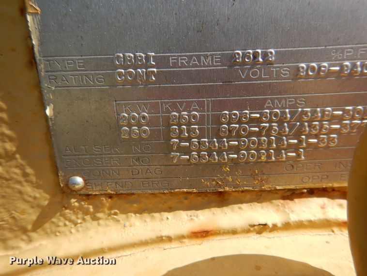 image for item HM9209 Allis Chalmers GBBI  generator