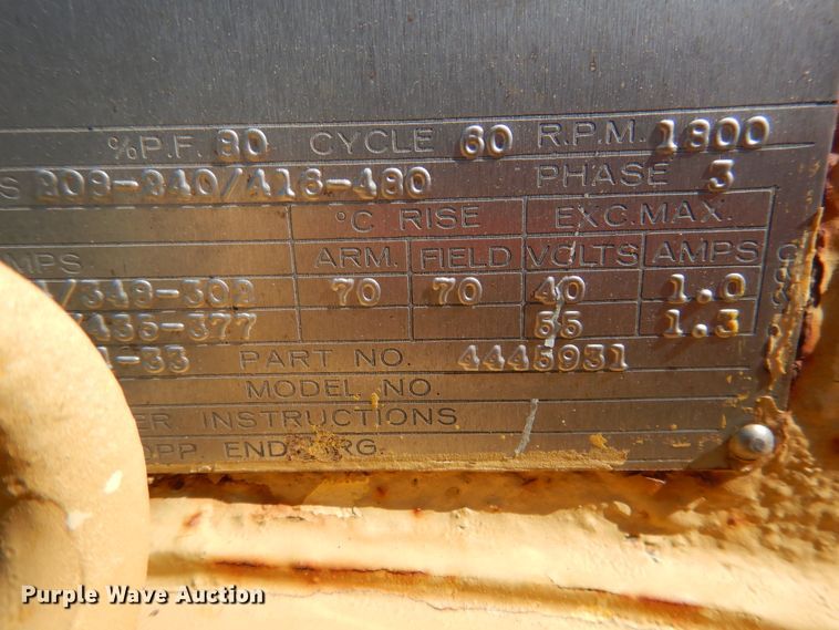 image for item HM9209 Allis Chalmers GBBI  generator