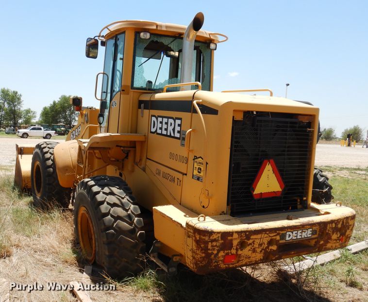 image for item HM9222 1998 John Deere 624H  wheel loader