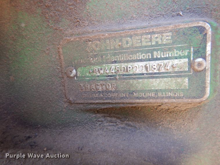 image for item HV9218 1983 John Deere 4450  tractor