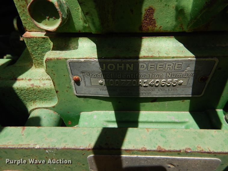 image for item HV9237 John Deere 770  tractor