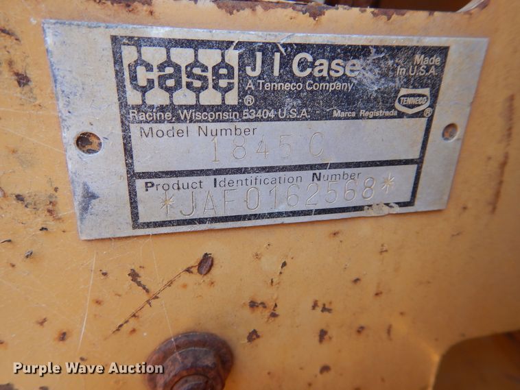 image for item HV9241 1995 Case 1845C  skid steer loader