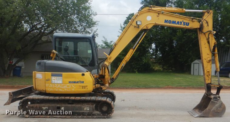 image for item DG8680 2008 Komatsu PC78MR-6  mini excavator