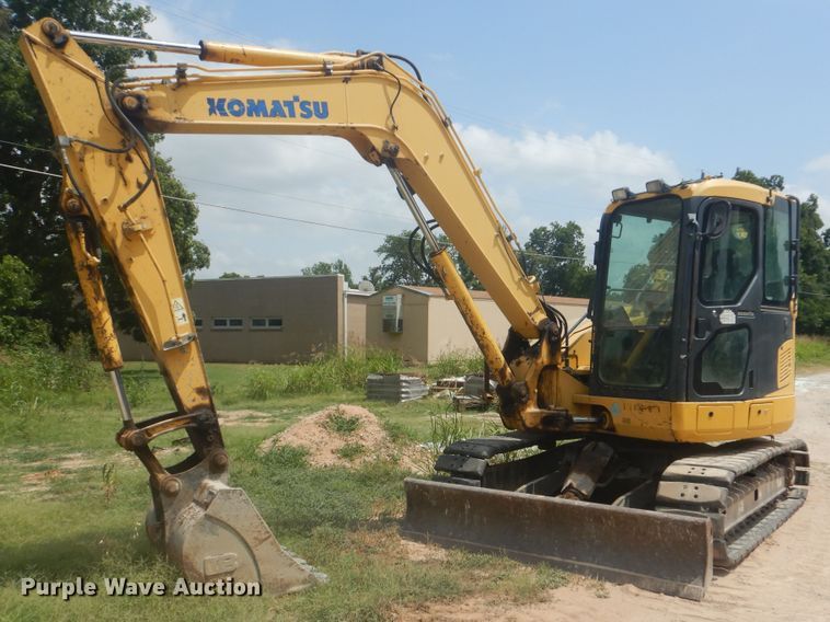 image for item DG8681 2009 Komatsu PC88MR-8  mini excavator