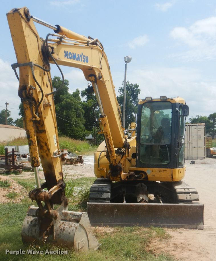 image for item DG8681 2009 Komatsu PC88MR-8  mini excavator