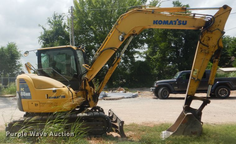 image for item DG8681 2009 Komatsu PC88MR-8  mini excavator
