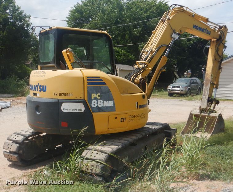 image for item DG8681 2009 Komatsu PC88MR-8  mini excavator