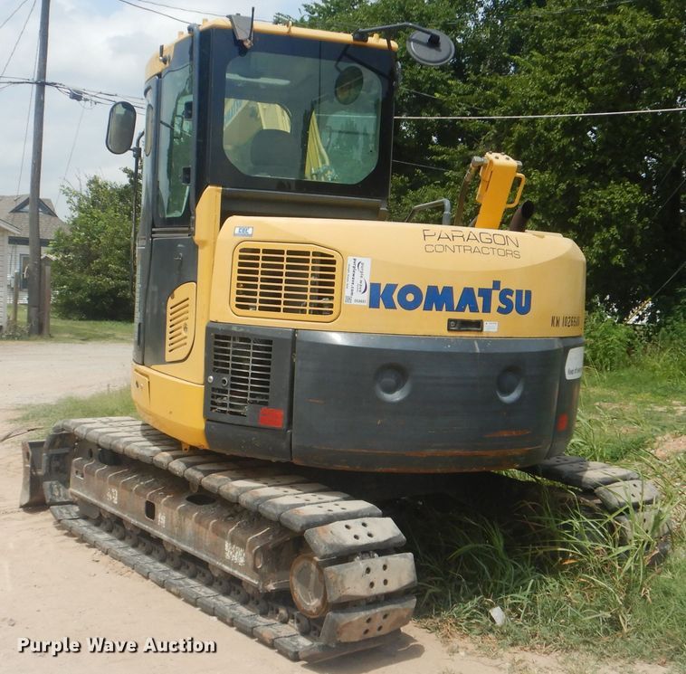 image for item DG8681 2009 Komatsu PC88MR-8  mini excavator