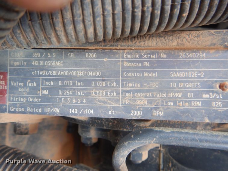 image for item DG8682 2004 Komatsu WA250-5  wheel loader