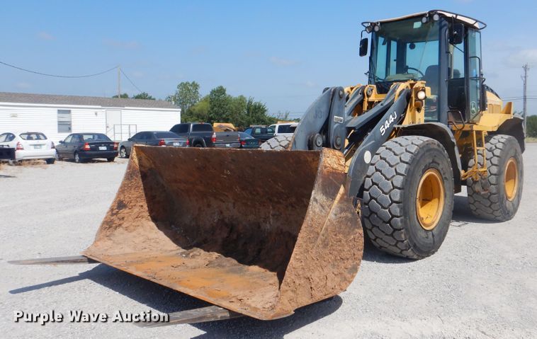 image for item DG8725 2007 John Deere 544J  wheel loader