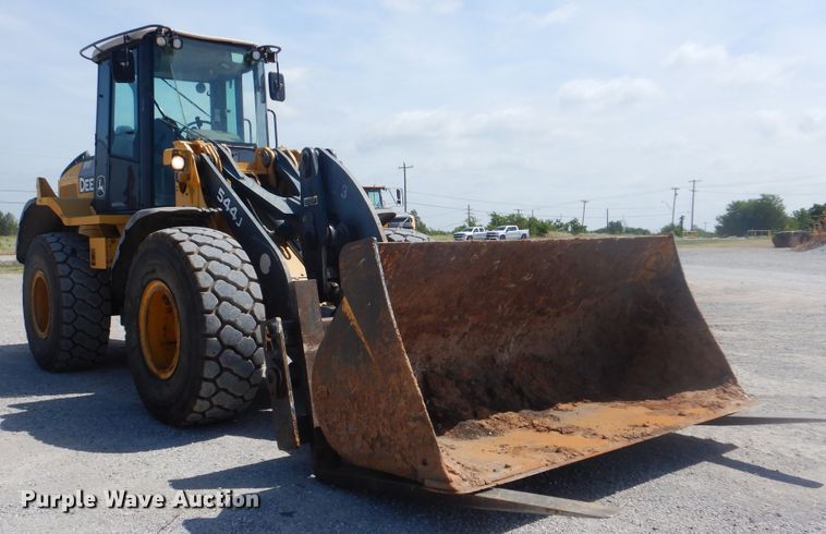 image for item DG8725 2007 John Deere 544J  wheel loader